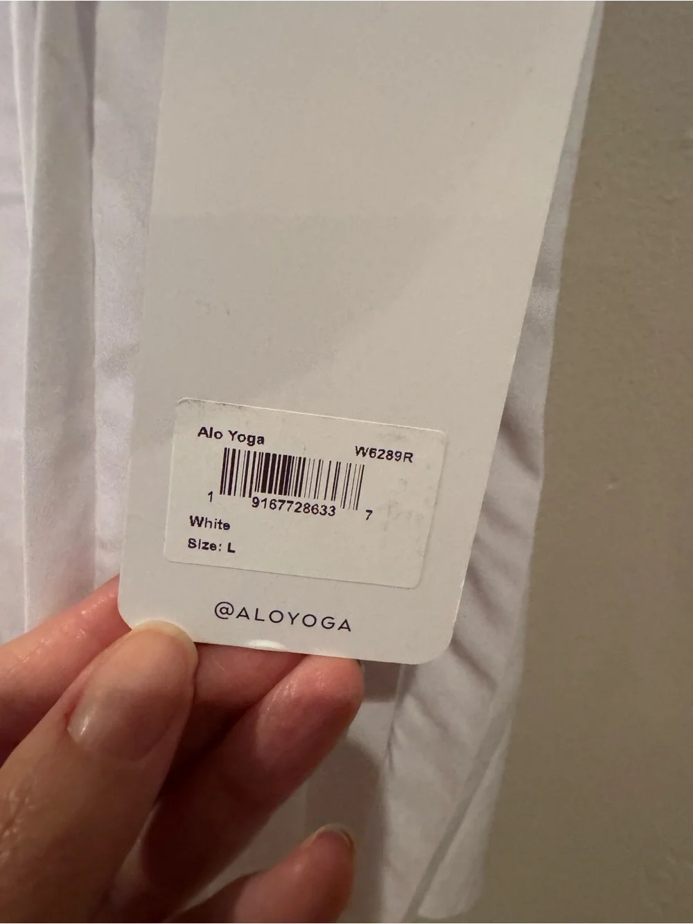 ALO Yoga Grand Slam White Pleated Skirt with Branded Tag